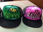 Airbrushing On Trucker Hats